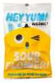 Sour Flower, Organic, Sour Gums, Organic, Hey Yum! - 10 x 100g - screen