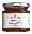 Abrikozen en Amaretto Lux Preserve, abrikozenjam met amaretto, belberry - 130g - Glas