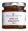 Marhule a Amaretto Lux Preserve, marhulovy dzem s Amarettom, Belberry - 130 g - sklo