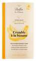 Tableta, crumble crumble a la banana, crna cokolada s crumble bananom, Dolfin - 70g - Komad