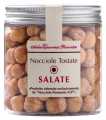 Nocciole Tostate Salata Vaso, Hazelnut Asin Piemonte IGP, Antica Torroneria Piemontese - 150 gram - Kaca