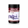 Sosa Kristallisierte Veilchenblütenstücke, violett, 1mm Stücke - 500 g - Pe-dose