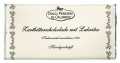 Cioccolato extra fondente alla liquirizia, dark chocolate with licorice, Dolci Pensieri - 100 g - blackboard