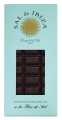 Xocolata extra fino 70% a la flor de sal, ecologic, xocolata negra 70% amb flor de sal, ecologic, Sal d`Eivissa - 80 g - pissarra