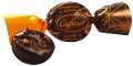 Tamno narandzaste praline u rasutom stanju, tamne praline sa kremom od narandze i kakaa, rastresite, Caffarel - 1,000g - kg