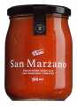 Sugo con pomodoro San Marzano DOP, fruitige saus gemaakt van San Marzano tomaten DOP, Viani - 560ml - Glas