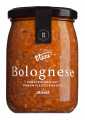 BOLOGNESE - tomato sauce with fine meat ragout, tomato sauce with meat ragout, Viani - 290 ml - Glass