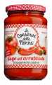 Sugo all` arrabbiata, salsa de tomate con chile, picante, Le Conserve della Nonna - 350g - Vaso