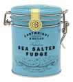Soft caramel with butter and sea salt, blue tin, salted caramel fudge, blue tin, cartwright and butler - 175 g - can