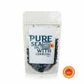 Halen Mon - decorative sea salt flakes with activated carbon, from Wales - 100 g - bag