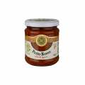 Pesto Rosso, saus met basilicum, tomaten en noten, Venturino - 180 g - glas