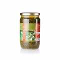 Capers, extra small, in white wine vinegar with sea salt, caravaglio - 750 g - Glass