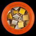 Lakridskonfekt Citron, Appelsin, Passion, Lakritz mit Zitrone, Orange und Passionsfrucht, Hattesens Konfektfabrik - 125 g - Packung
