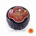 Murcia al Vino Queso DO - 100% goat`s cheese in red wine bark - about 2 kg - vacuum