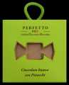 Perfetto bianco con pistacchi, cubo, white chocolate praline with pistachios, Antica Torroneria Piemontese - 100 g - pack