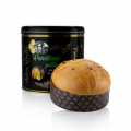 Weihnachtskuchen Panettone Pistazie, Metalldose Schwarz, Lazzaroni - 750 g - Dose