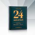 Kalendari i ardhjes 24 Days of Rum, botimi 2022 (jeshile) - 480 ml, 24 x 20 ml - Karton