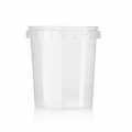 Barattolo in plastica Circlecup, rotondo, SENZA coperchio, Ø 95x120mm, 520ml - 1 pezzo - Cartone