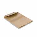 Cross bottom bag, paper, brown, 28 x 19 x 7 cm - 500 pcs - Cardboard