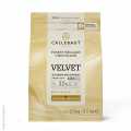 Callebaut weiße Schokolade Velvet, Callets, 32% Kakaobutter, 22,3% Milch, W3 - 2,5 kg - Beutel
