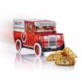 Cantuccini in retro metal car, gift box, lazzaroni - 100 g - can