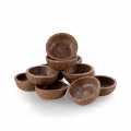 Minidessert-taartjes, rond, Ø 3,8 cm, H 1,8 cm, chocoladetaartdeeg - 1,19 kg, 270 st - karton