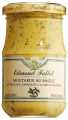 Moutarde au basilicum, Dijon-mosterd met witte wijn en basilicum, Fallot - 205g - Glas