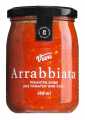 ARRABBIATA - Spicy Sugo with Chili, Tomato Sauce with Chili, Viani - 280 ml - Glass