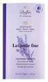 Tablette, noir a la lavande fine de Haute-Provence, Tafelschokolade, Zartbitter mit Lavendel, Dolfin - 70 g - Tafel