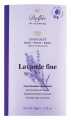 Tablet, negre a la lavande fine de Haute-Provence, barra de xocolata, fosc amb lavanda, Dolfin - 70 g - pissarra