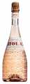 HOLA! Mediterraneo Brut Rose, Bio, Schaumwein rose, Bio, Barcelona Brands - 0,75 l - Flasche