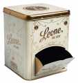 Latta Dispenser, empty jewelry box for Cubifrutta, Leone - 16.6x16.6x20cm - can