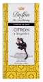 Chocolat noir citron et gingembre, horka cokolada s citronem a zazvorem, Dolfin - 30 g - Kus
