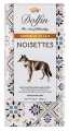 Chocolat au lait aux noisettes, mjolkchoklad med hasselnotter, Dolfin - 30 g - Bit