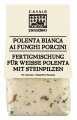 Polenta bianca ai funghi porcini, Weiße Polenta mit Steinpilzen, Casale Paradiso - 300 g - Packung