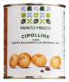 Cipolline all`Aceto balsamico di Modena IGP, bawang Borretane dalam cuka balsamic, Greci, Prontofresco - 840 gram - Bisa