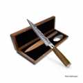 Damast universeel mes, 13 cm, adelmayer® - 1 stuk - houten doos