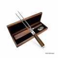 Damast vleesvork, 18 cm, adelmayer® - 1 stuk - houten doos