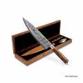 Damast koksmes, 25,5 cm, adelmayer® - 1 stuk - houten doos