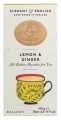 Elegante e inglesa Limon + Jengibre, galletas de mantequilla con limon + jengibre, Millerund039;s - 140g - embalar