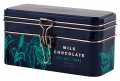Treasure Chest Tin - Chocolate Sea Salted Thins, milk chocolate coins with sea salt, Cartwright and Butler - 150g - can