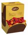 Expo sfuso Latte con nocciola intera, milk chocolate praline with cream filling and hazelnut, Caffarel - 3 x 1,000g - display