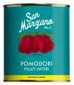 Pomodoro Pelato San Marzano 2, Pomodoro Pelato San Marzano 2, Vintage, Il pomodoro più buono - 800 g - Dose