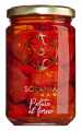 Pomodoro Pelato al forno, semi-dried peeled tomatoes in oil, Solania - 285g - Glass