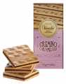 Barra Gold Caramel Cremino, capas de chocolate con almendras y caramelo, Venchi - 110g - Pedazo