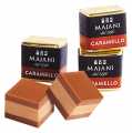 Cremino al Caramel, layered praline. m. hazelnut cocoa cream and caramel, Majani - 1,013g - display