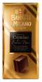 Tavoletta Cremino Extra Noir, dark hazelnut layered bar, Baratti e Milano - 100 g - Piece