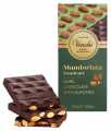 Barra d`ametlla negra, xocolata negra amb ametlles, Venchi - 100 g - Peca