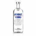 Absolut Vodka, 40 tilavuusprosenttia, Ruotsi - 1 litra - Pullo