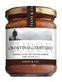 Crostino al tartufo, Classic Tuscan crostino cream with truffles - 180 g - Glass